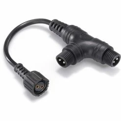 T-Verteiler 2-Pin Für Solar Teichpumpen Akkuboxen Adapterkabel Esotec 101831